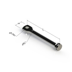 stemball eye cup dia 1 1/32" 3/8 pin